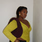 Hand Woven Crochet Bag - Deep Cherry