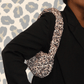 The Bubble Bag - Leopard Mini - Longer Strap (Non-velvet) (Handmade)