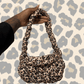The Bubble Bag - Leopard Mini - Longer Strap (Non-velvet) (Handmade)